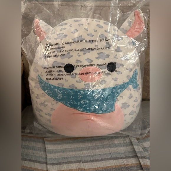 NEW Squishmallow Kellytoy 2021 Springtime Easter 16" Rosie the Pig Plush Doll - Picture 2 of 4